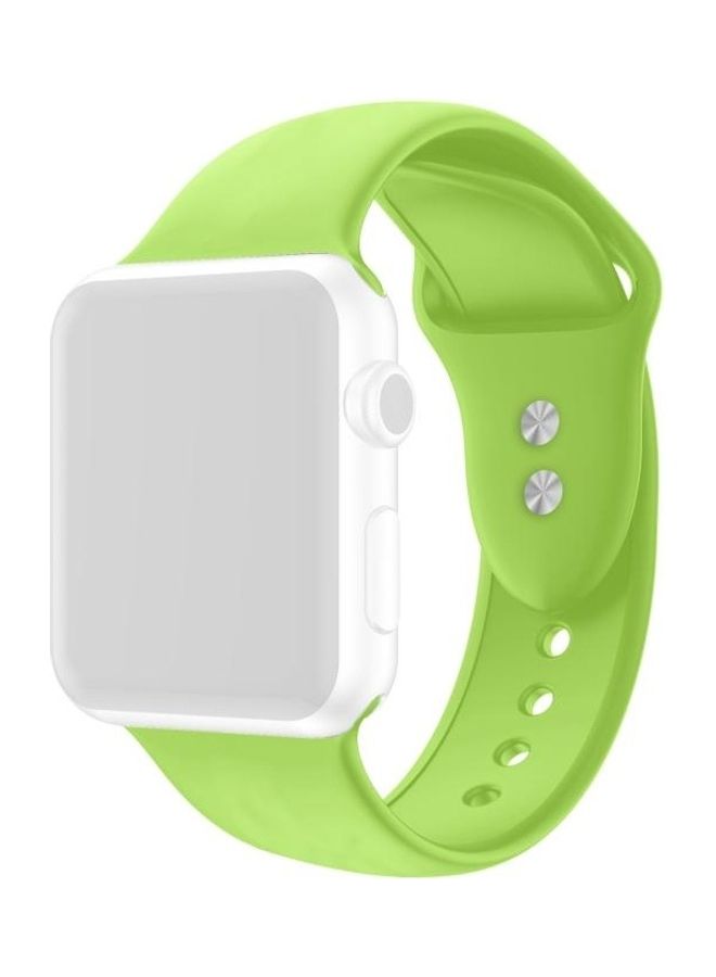 NIBEMINENT Replacement Watchband For Apple Watch Green - Image 2