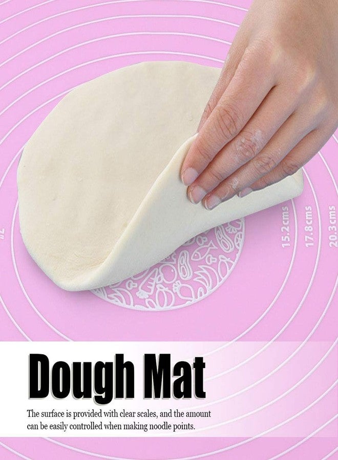 Rhonnium Dough Mat Cookie Cake Baking Mat Non-Stick Rolling Mats - Image 3