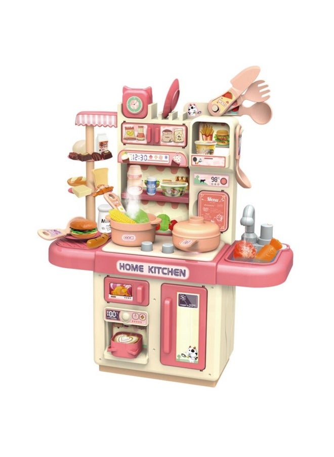 Toytales TOYTALES Playing Home Kitchen Set, Interactive Cooking Pretend Play Set for Kids, Includes Mini Utensils, Realistic Kitchen Toys, Toy for Imaginative Play (Multicolor)  - Image 1