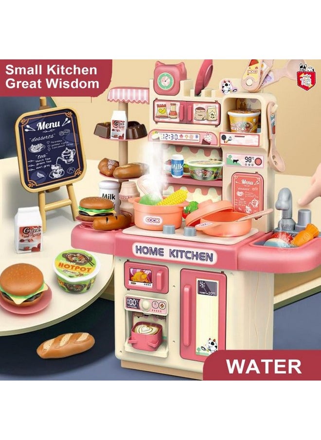 Toytales TOYTALES Playing Home Kitchen Set, Interactive Cooking Pretend Play Set for Kids, Includes Mini Utensils, Realistic Kitchen Toys, Toy for Imaginative Play (Multicolor)  - Image 4