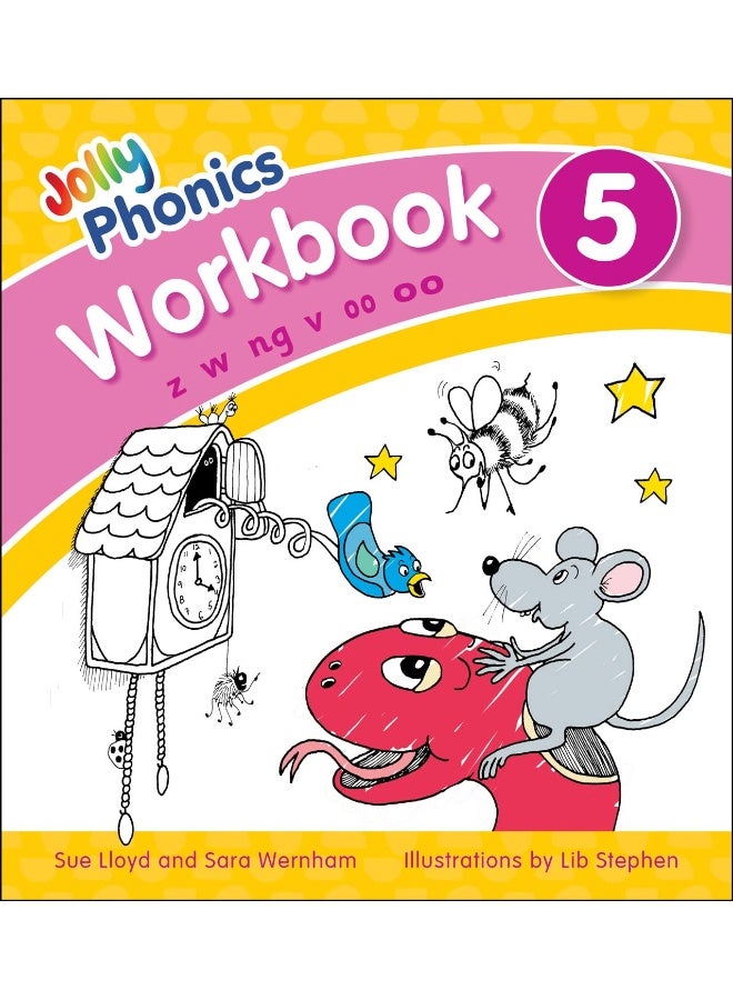 Jolly Phonics Workbook 5: in Precursive Letters (British English edition)
