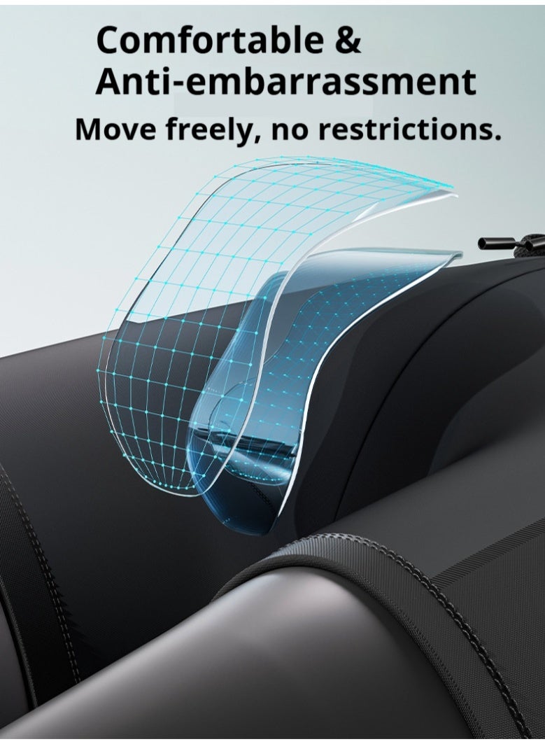 YUKE Men's Running Shorts, Men's Quick-Drying Workout Running Shorts, 2-in-1 Invisible Shorts, Multifunctional Gym Yoga Outdoor Sports Shorts4XL - Image 2