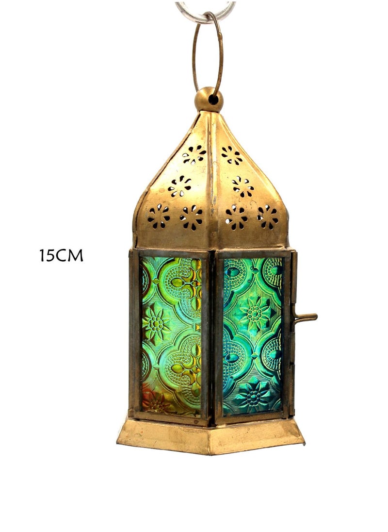 Antique Museum - RAMADAN MOROCCAN PARTY CAMPING FUNCTION DECORATIVE CANDLE LAMP (2112) 15CM -ALN1159 - Image 1