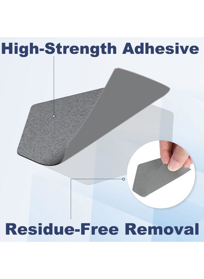 Gecork 28 PCS Shower Floor Non Slip Stickers with Strong Adhesive, Invisible & Durable Anti Slip Shower Stickers with Scraper for Bath Tub, Pools and Stairs(Grey,Hexagon) - Image 3