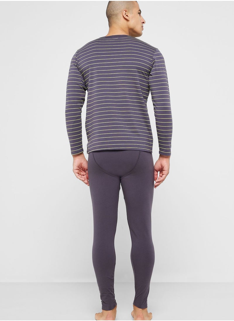 Seventy Five - Stripe Nightwear Set - Image 1