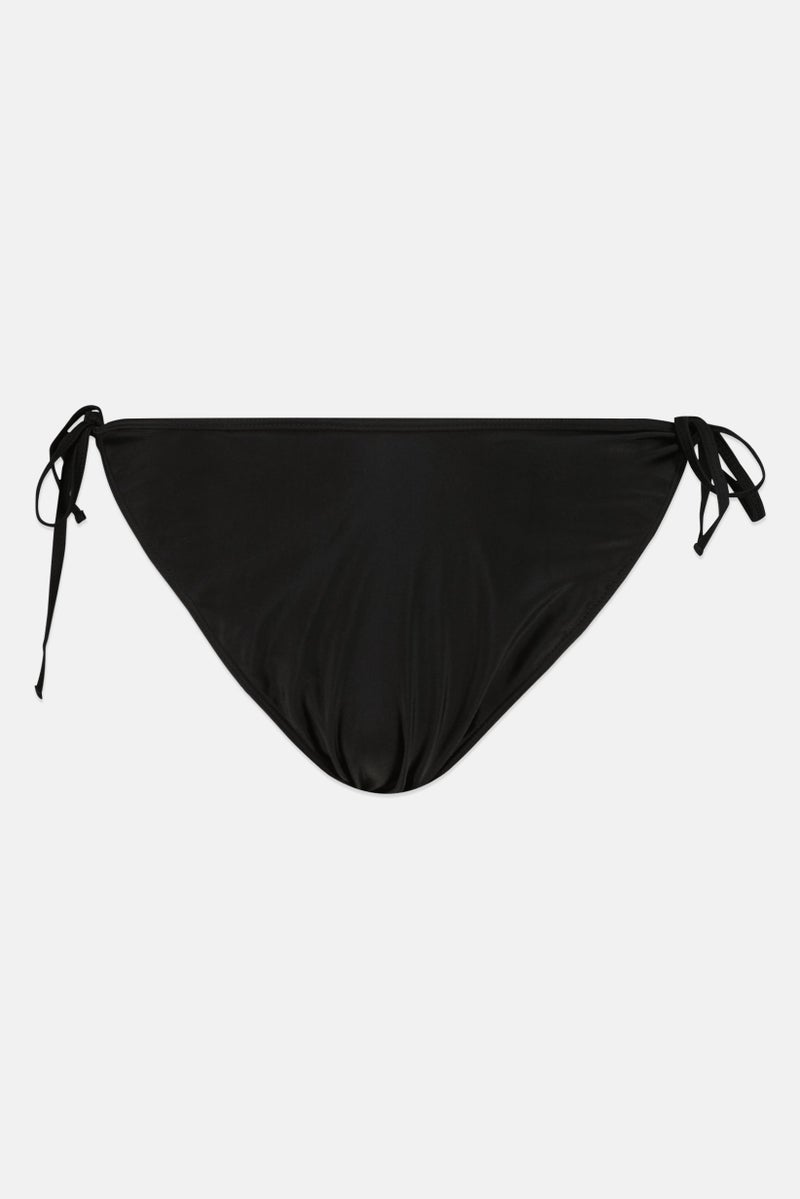 boohoo Women Plus Size Solid Bikini Bottom, Black  - Image 1