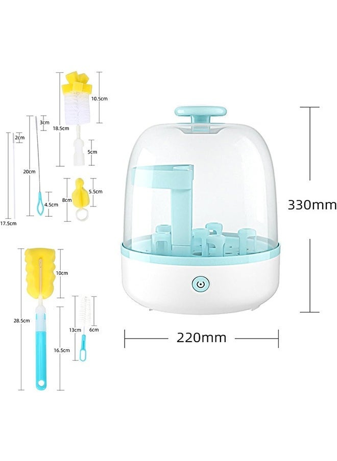 Gonice Bottle Sanitizer, Compact Electric Steam Baby Bottle Sterilizer, Baby Bottle Steam Sterilizer Sanitizer, Large Capacity, One on Control, for Baby Bottles, Pacifiers, Breast Pumps  - Image 2