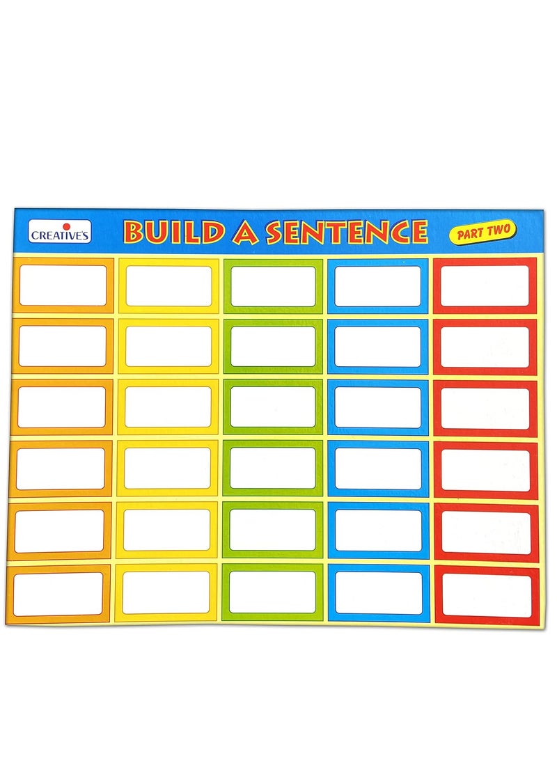 Creative's creative's educational aids p. Build A Sentence-2 (Multi-Color), Toy  - Image 2