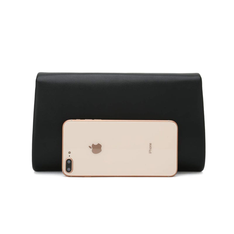 CHARMING TAILOR CHARMING TAILOR PU Clutch Purse for Women Evening Bag Chic Clutch Handbag for Special-occasion (Black)  - Image 3
