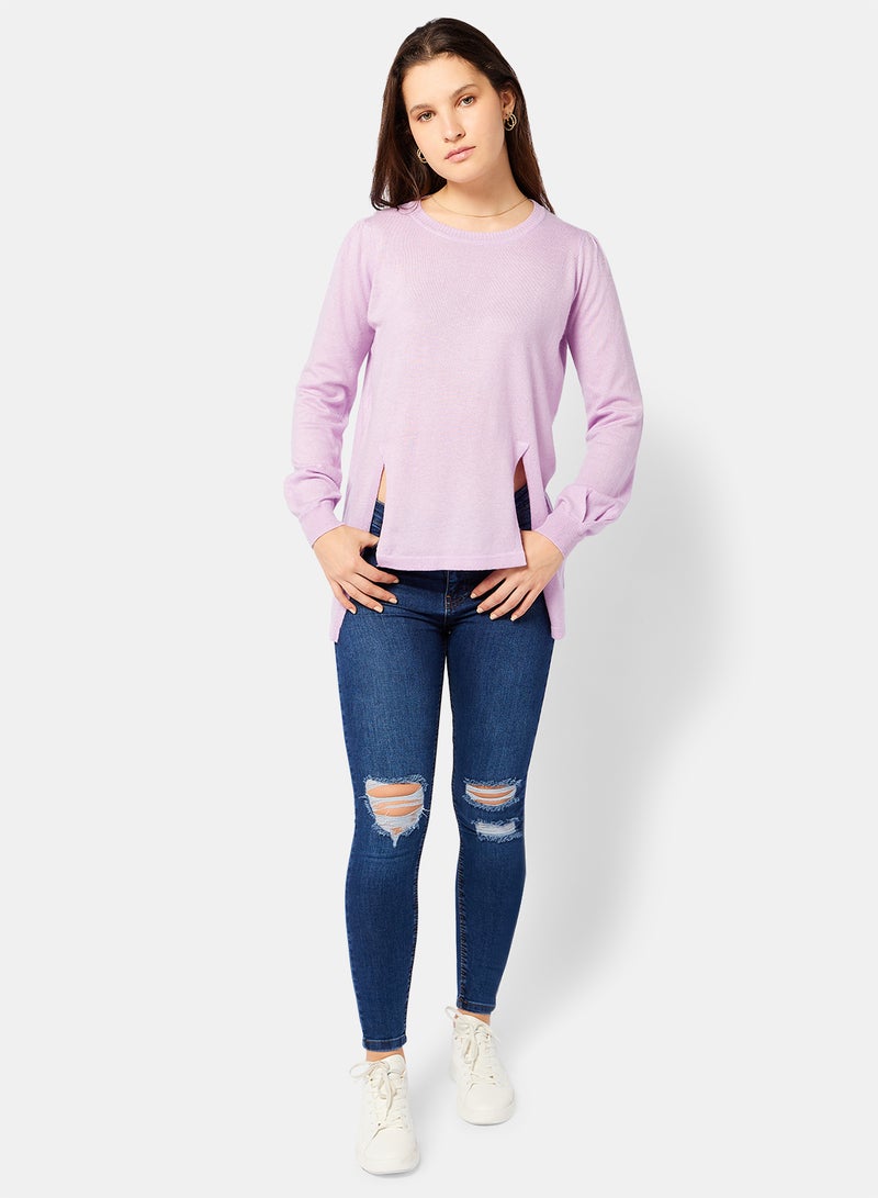 OR CASUAL KNITWEAR PULLOVER PLAIN/BLOCK - Image 4