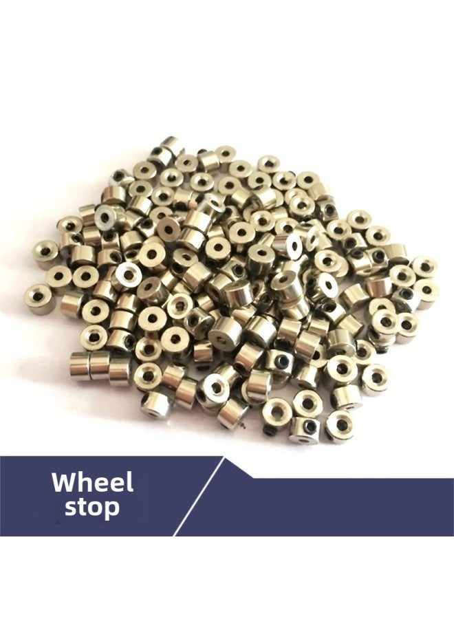 High-quality Aircraft Model Accessories Metal Wheel Chocks Daquan Comes With Top Wire Recommended Sponge PU Wheel Fixed Gear For Use-Color:5.1 Round Hole-Specifications:Inner Diameter Of Wheel Chock  - Image 1