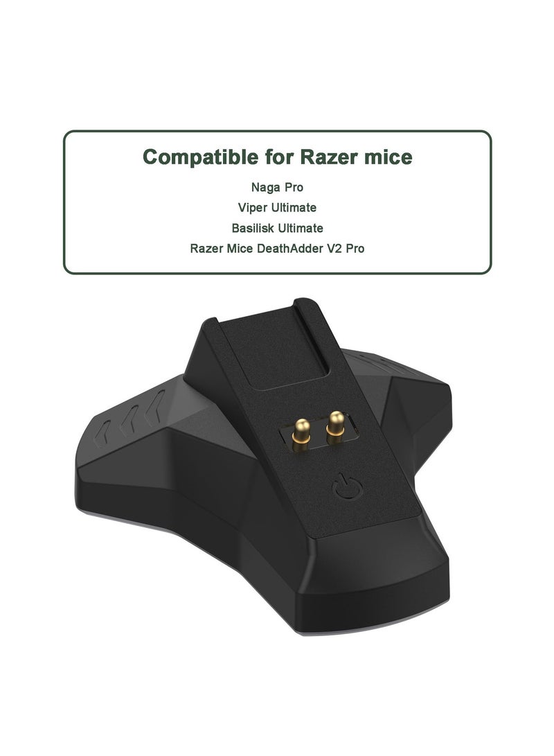 Charging Dock for Razer Game Wireless Mouse Naga Pro/Viper Ultimate/Basilisk Ultimate/DeathAdder V2 Pro Replacement Charger, Fast Charging, Magnetic Attraction (USB Cable Included) - Image 5