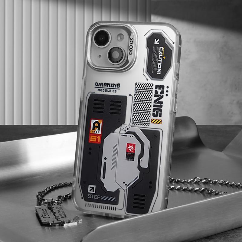 Trendy Brand Future Mechanical Guanxi Suitable for Apple Iphone17 Mobile Phone Case Honor 90 Cross-Border Anti-Fall Protective Cover - Image 5