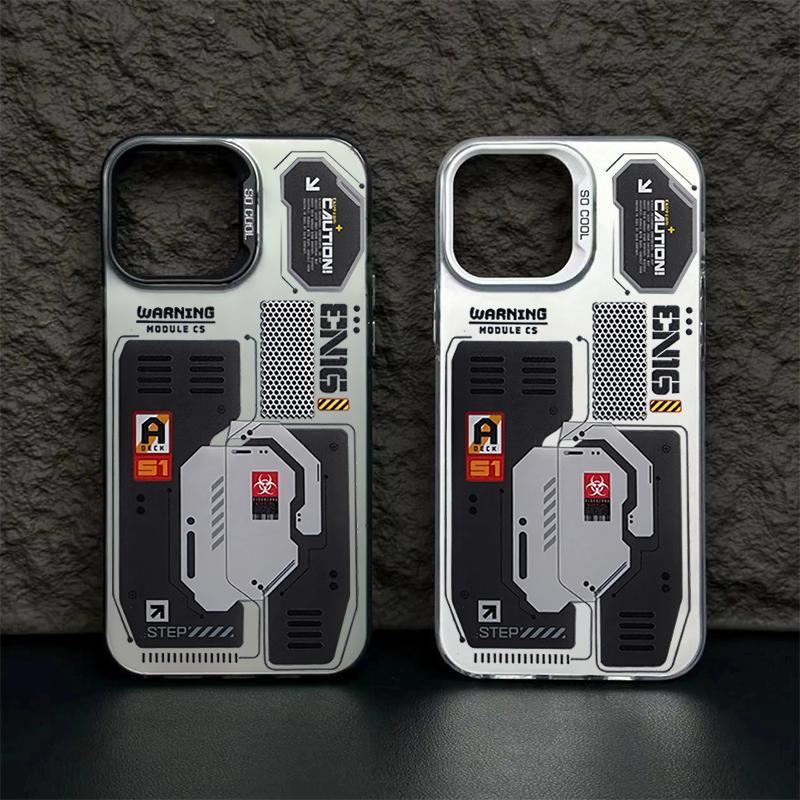 Trendy Brand Future Mechanical Guanxi Suitable for Apple Iphone17 Mobile Phone Case Honor 90 Cross-Border Anti-Fall Protective Cover - Image 4