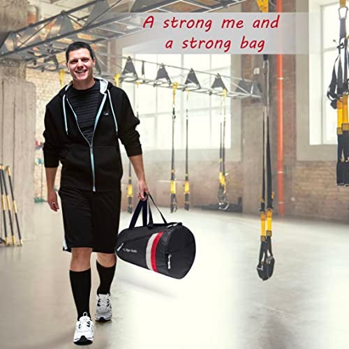 Jager_Smith Jager-Smith GB 900 Multipurpose Gym Bag with Shoe Compartment (Black, White & Red) - Image 5