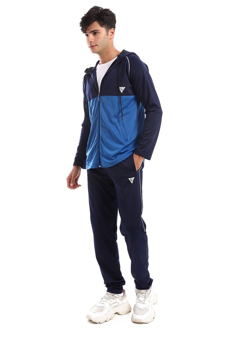 Caesar - Hoodie With Pants Training Suit And Lined Design - Image 1