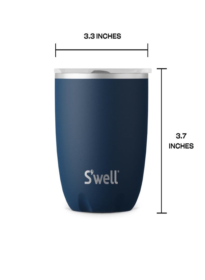 سويل كوب S'well من الفولاذ المقاوم للصدأ بغطاء منزلق، سعة 10 أونصة، لون أزرق سماوي، حاويات معزولة بتفريغ الهواء ثلاثية الطبقات تحافظ على المشروبات باردة وساخنة لفترة أطول، خالٍ من مادة BPA - Image 4