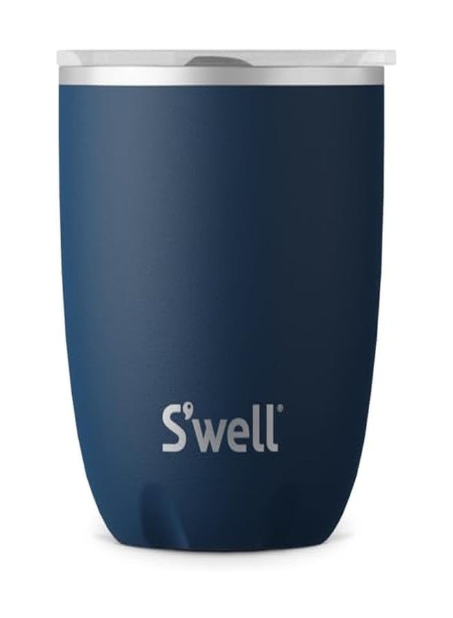 سويل كوب S'well من الفولاذ المقاوم للصدأ بغطاء منزلق، سعة 10 أونصة، لون أزرق سماوي، حاويات معزولة بتفريغ الهواء ثلاثية الطبقات تحافظ على المشروبات باردة وساخنة لفترة أطول، خالٍ من مادة BPA - Image 1