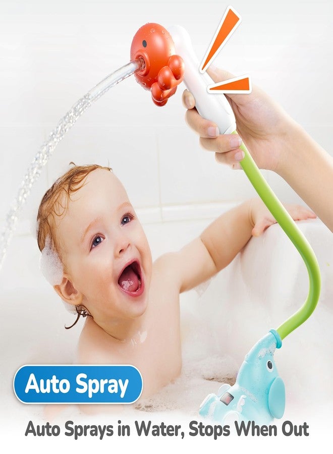 G-WACK Baby Bath Toys Shower Head Sprayer with Water Thermometer for New Borns, Toddlers and Kids | Baby Accessories, and Essentials in Bathtub or Sink | Shampoo Bath Rinser | USB Rechargeable Ⅵ - Image 3