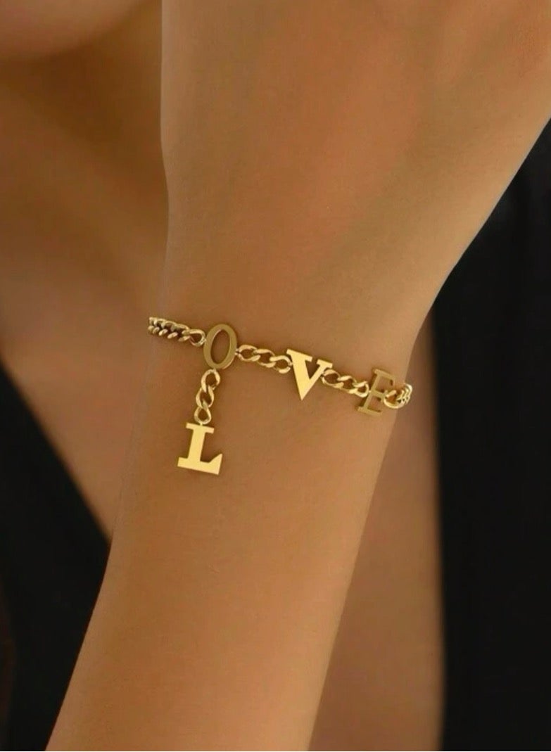 NEW STYLE Elegant Gold Plated Stainless Steel Bracelet For Women - Image 2