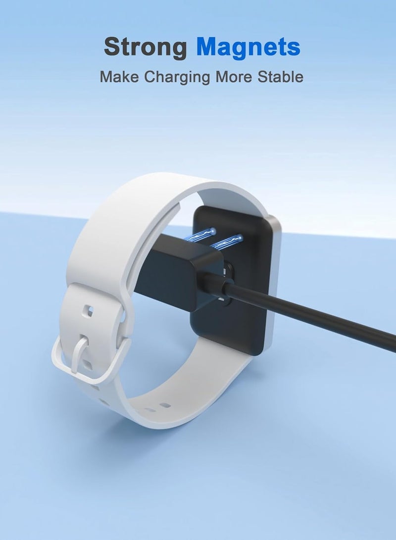 HablTech Charger for Galaxy Fit 3 SM-R390, Replacement USB Charging Cable Cord for Samsung Galaxy Fit 3 Smart Watch (3.3ft/100cm, Black)USB-A - Image 2