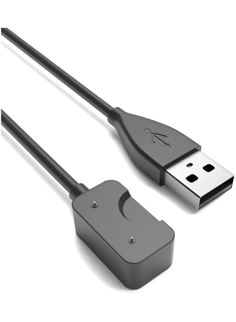 HablTech Charger for Galaxy Fit 3 SM-R390, Replacement USB Charging Cable Cord for Samsung Galaxy Fit 3 Smart Watch (3.3ft/100cm, Black)USB-A - Image 1