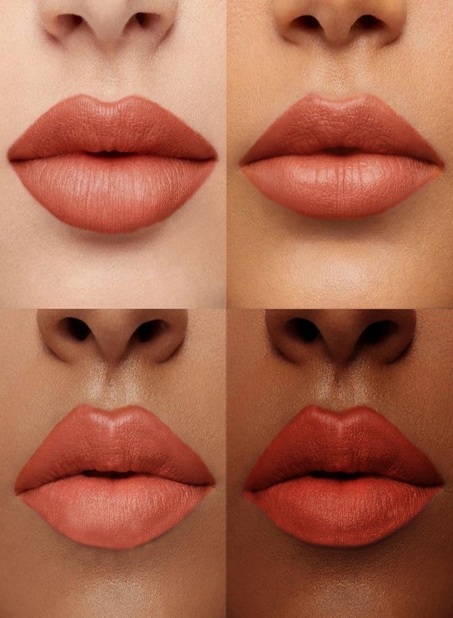 ميليدي  أحمر شفاه سائل من ميلادي ليميتليس بزبدة الشيا وفيتامين هـ | يدوم طويلاً ومقاوم للتلطخ | أحمر شفاه مطفي غير قابل للانتقال للنساء (لون نيود سينسيشن، 3 مل) - Image 2