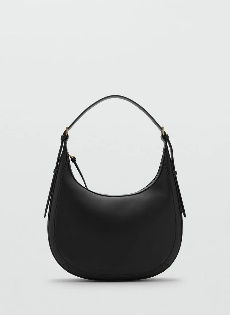 MANGO Oval Shoulder Bag