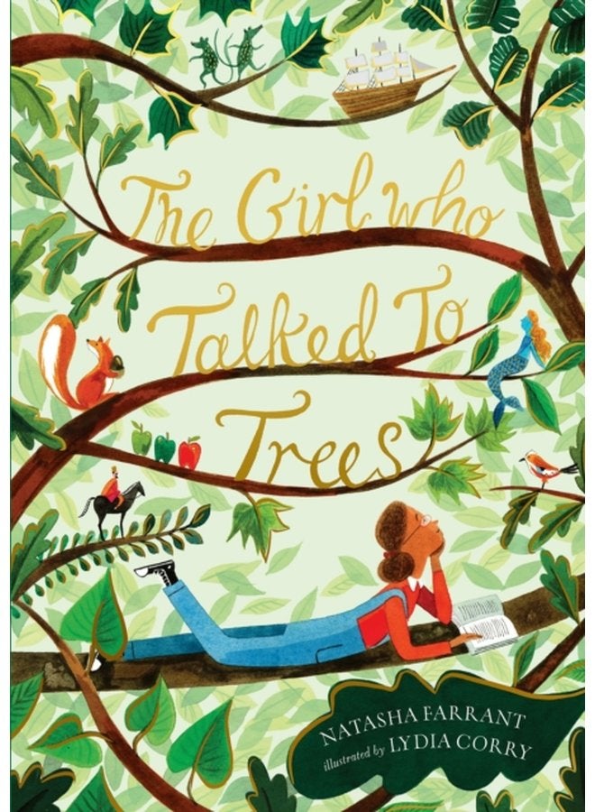 الفتاة التي تحدثت إلى الأشجار - غلاف ورقي