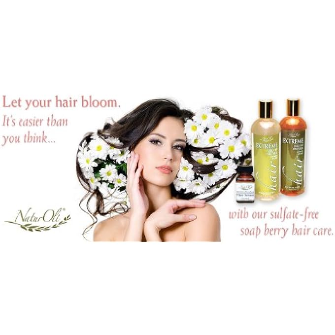 naturoli SOAP NUT/SOAPBERRY SHAMPOO NORMAL TO DRY 16OZ. ALL NATURAL HAIR CARE SULFATE FREE! EXTREME HAIR IS MADE WITH USDA ORGANIC SOAP NUTS/SOAP BERRIES! GLUTEN FREE. VEGAN. - Image 3