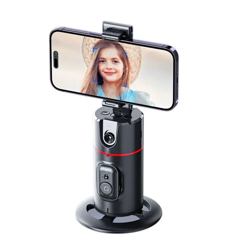 Cubonic P02 AI Intelligent Tracker 360° Auto Face Tracking Smart Rotation Desktop Selfie Gimbal Stabilizer for Smartphone (P02) - Image 1
