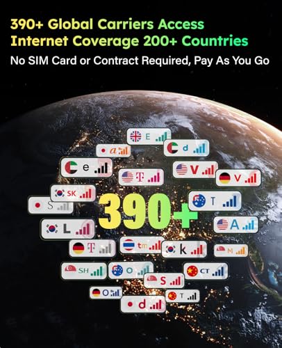 GlocalMe MeowGo G40Pro 4G Mobile Hotspot Device with 10GB US/CA/MX Data 30 Days, Portable WiFi Hotspot for Travel in 200+ Countries, Pocket WiFi Hotspot, No SIM Card Needed, 10 Connected Devices - Image 4