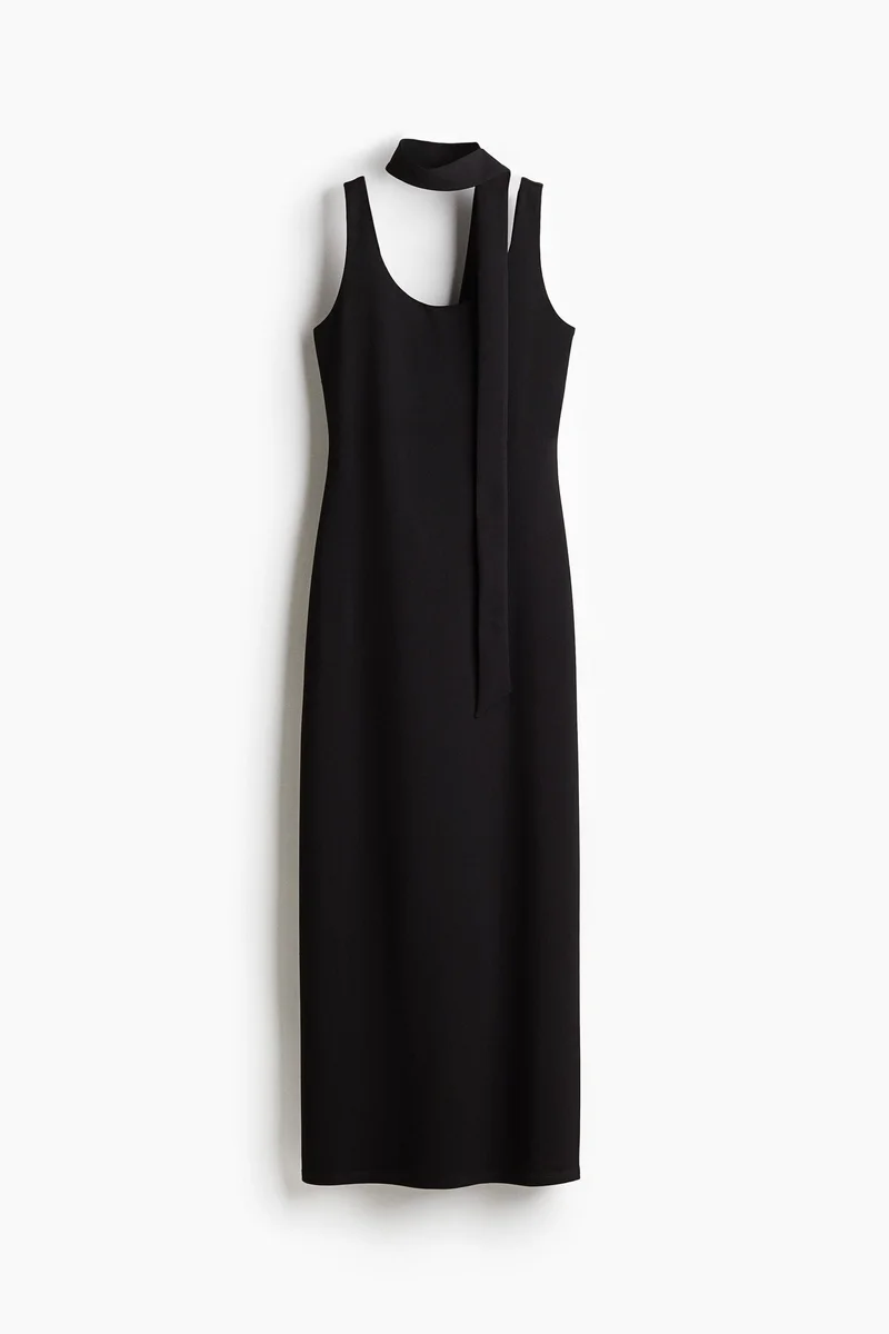 H&M Bodycon dress with scarf
