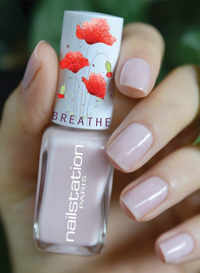 Nailstation Breathable Nail Polish Glossy | rose des vents - Image 2