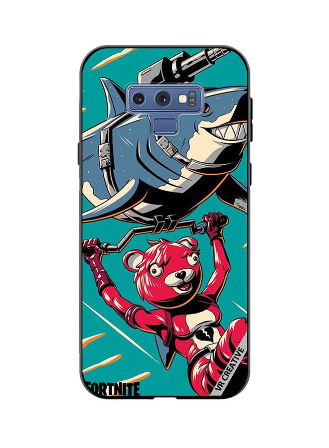 VR CREATIVE Protective Case Cover For Samsung Galaxy Note 9 Fortnite Poster Design Multicolour - Image 1