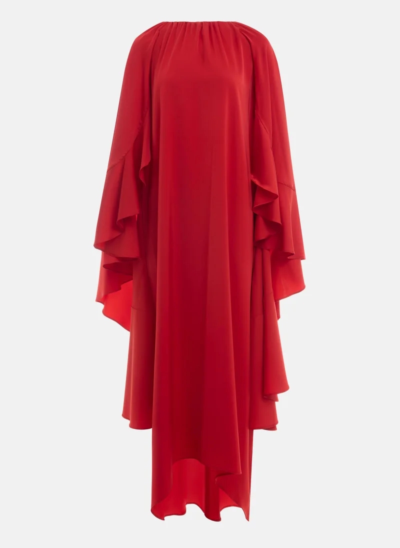 ليتشي فستان ماكسي واسع بأكمام واسعة