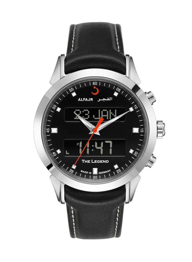 Al Fajr Deluxe Leather Watch Model WA-30L - Image 1