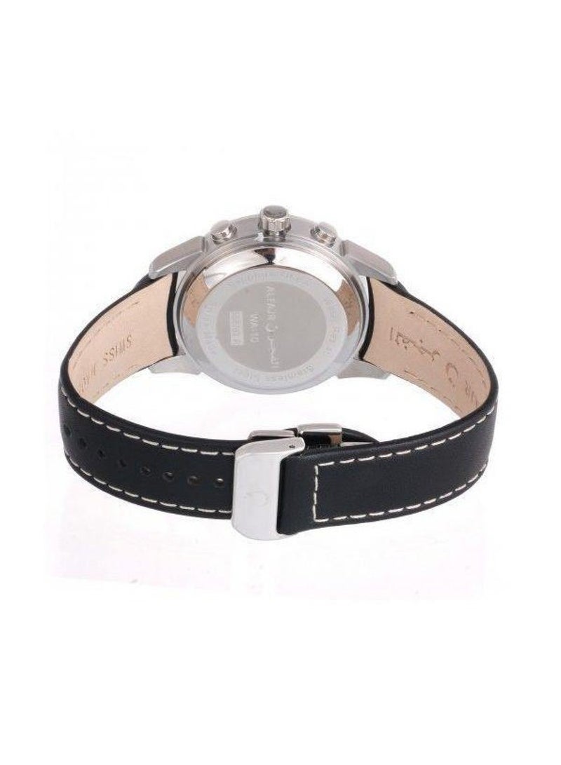 Al Fajr Deluxe Leather Watch Model WA-30L - Image 2