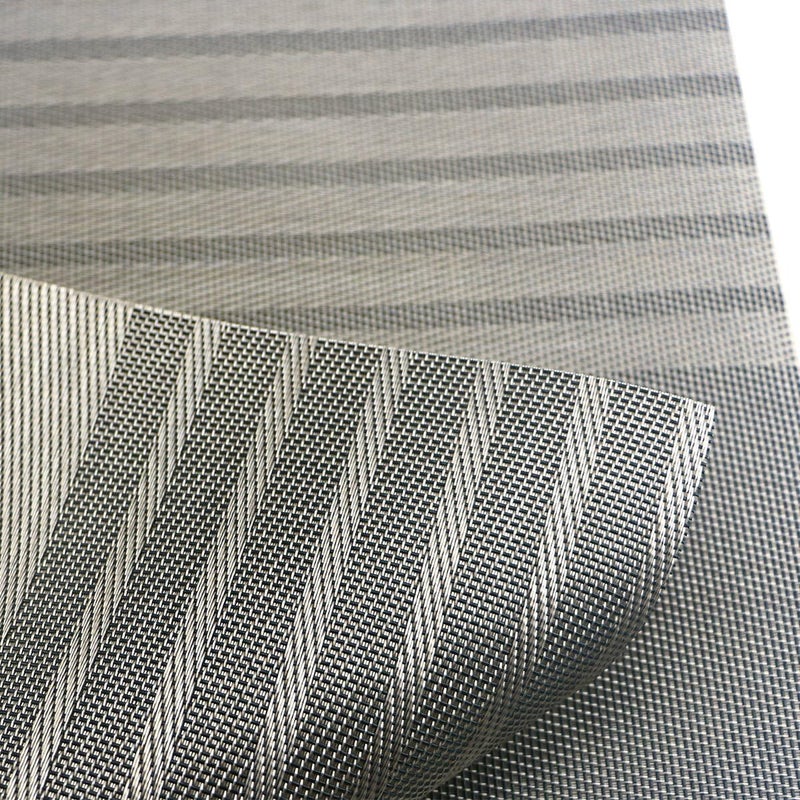 FS COOL Washable Table Mats Table Mats Set of 6 PVC Dining Table Placemats Mat for Dining Table Plate Mat Set of 6 Vinyl Place Mats Durable NonSlip Heat Resistant PVC Table Mats Grey Set of 6 - Image 4