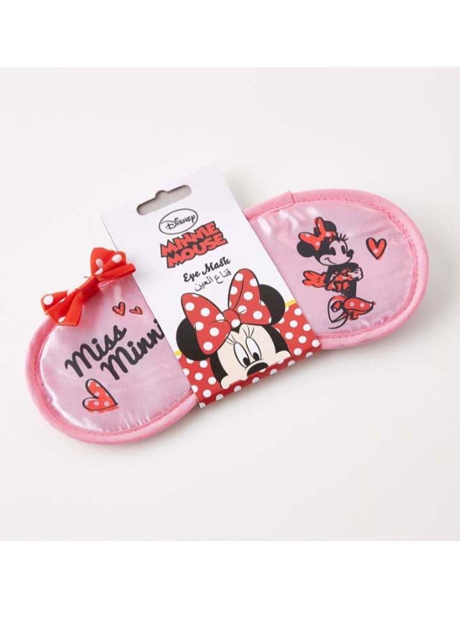 Disney Miss Minnie Eye Mask Pink 20 x 9cm - Image 5
