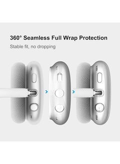 erorex Silicone Transparent Protective Sleeve Compatible For Airpods Max Waterproof Durable Headphones Case Cover  - Image 3