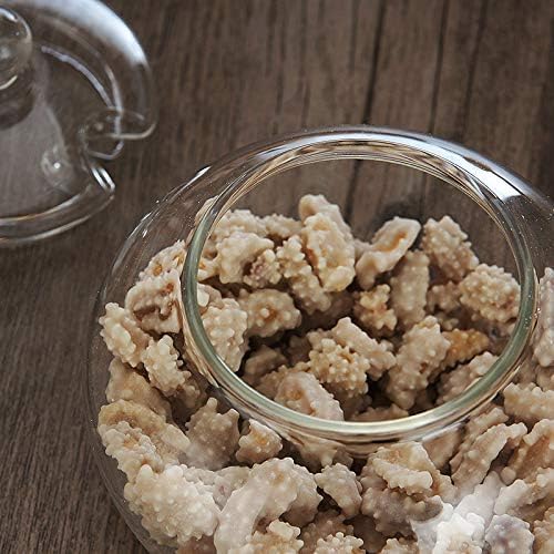 123Arts Clear Glass Sugar Bowls Storage Jars with Lid and Sugar Serving Spoons, Set of 2 - Image 5