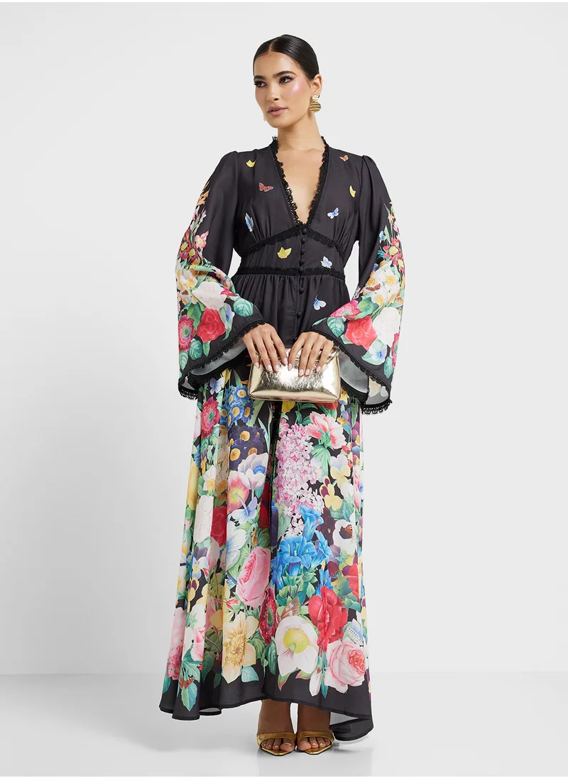 Khizana Floral Print Dress