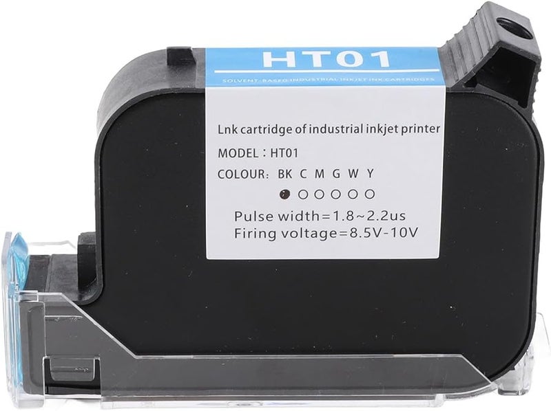 Portable Quick Dry 42ml Handheld Printer Coding Gun Cartridge Replacement Black - Image 1