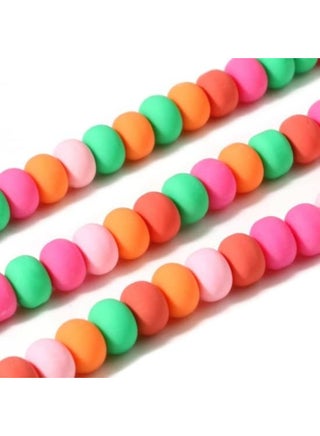 130 Bright Multicolor Round Polymer Clay Beads 9mm Diameter with 2.5mm Hole - pzsku/ZA7380D2374D2A408B7FDZ/45/1747364486/aecfb73b-d695-4b5f-8233-ce1e9c762c0d