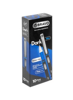 Bravo Bravo Dark Ballpoint Pen - Pack of 10 - Blue  - Image 1