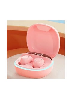 M13 Wireless Earphones, Binaural TWS Mini In-ear Digital Stereo 5.2 Bluetooth Headset (Pink)