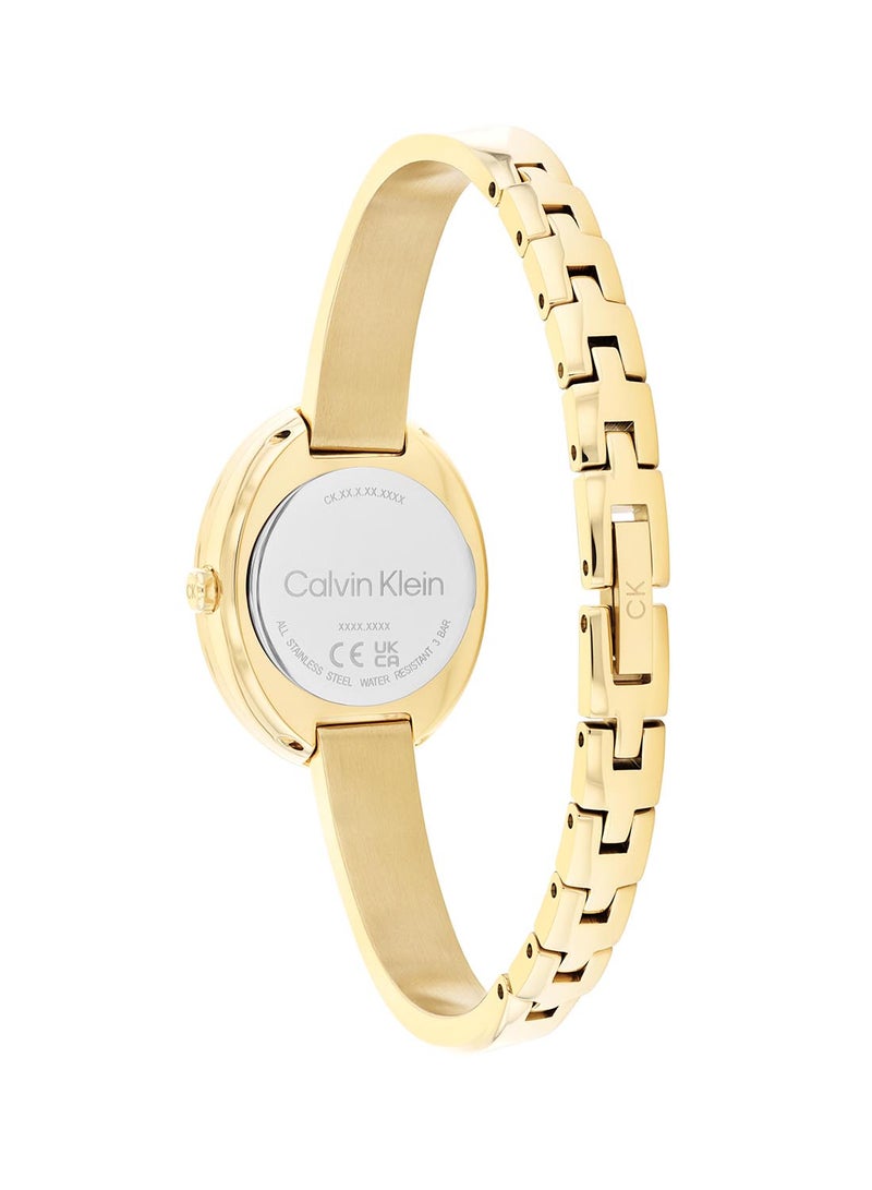 كالفن كلاين ساعة يد بعقارب وإطار ملتوي - Image 2