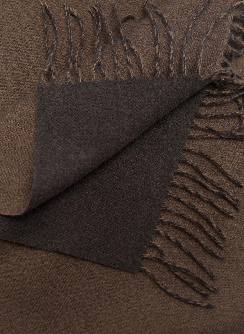 Mango Man Bicolor Fringed Scarf  - Image 2