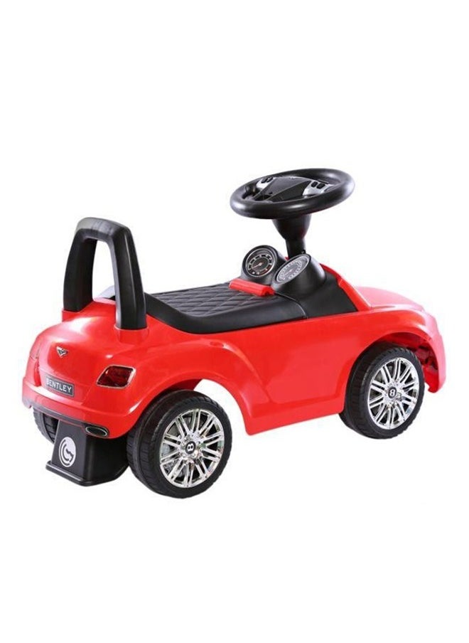 Continental GT Speed Ride on Push car portable red with under seat storage space